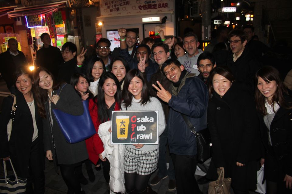 Osaka: Guided Pub Crawl - Activity Details and Booking Information