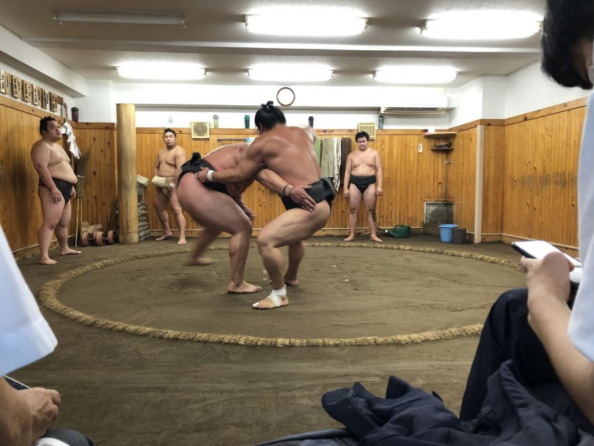 Tokyo: Sumo Wrestling Morning Practice With Live Commentary - Witness the Intensity of Sumo Wrestling