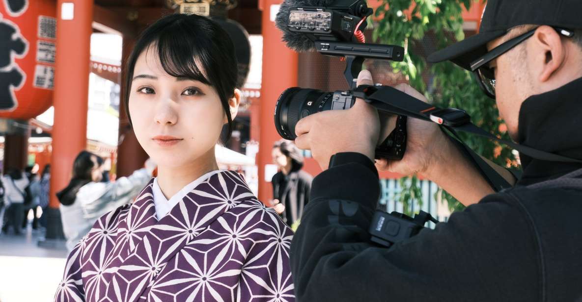 Tokyo: Video and Photo Shoot in Asakusa With Kimono Rental - Experience Highlights
