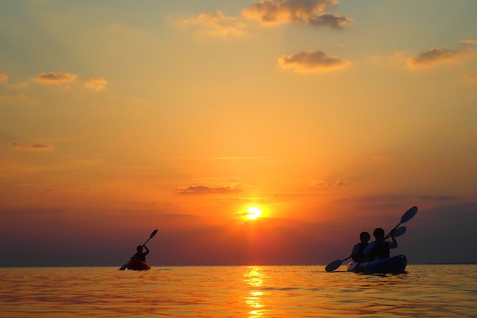 [Okinawa Miyako] [Evening] Twilight in the Sea of Silence... Sunset SUP / Canoe - Canoeing Into the Twilight: a Magical Experience in the Sea of Silence