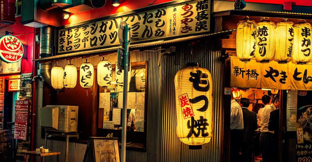 Tokyo: 3-Hour Food Tour of Shinbashi at Night - Full Description