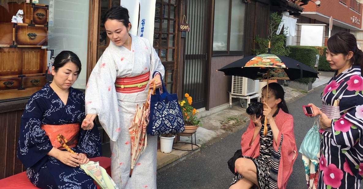 Tokyo: Kimono Dressing, Walking, and Photography Session - YANAKA Area Tour