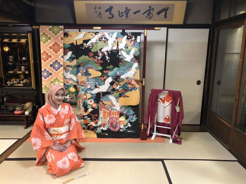 Kyoto: Traditional Townhouse Tour, Kimono & Tea Ceremony - Rakuju Tea Ceremony Room