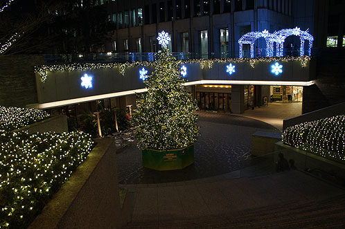 Shinjuku Nomura Building Christmas Illumination