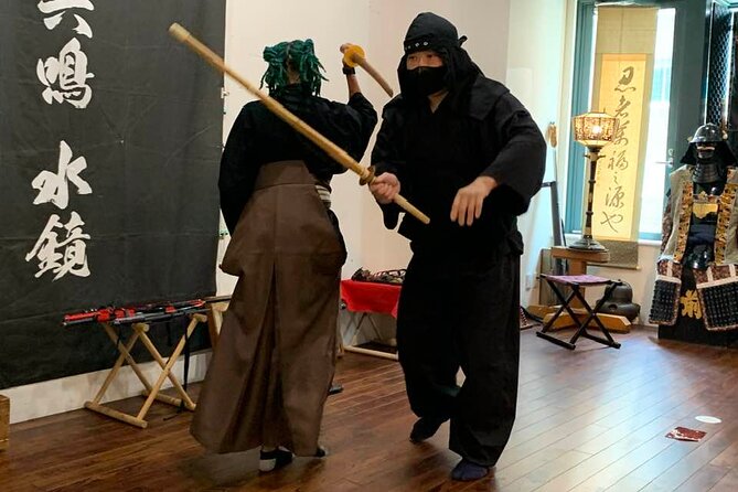 90-Min Premium Shinobi Samurai Experience in Asakusa Dojo, Tokyo - Experiencing the Thrill of Shinobi Samurai Combat