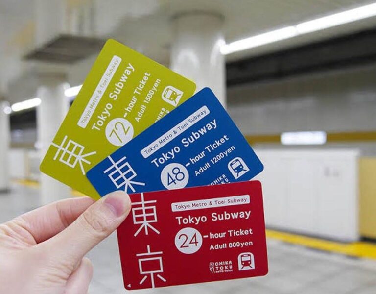 Tokyo Subway Ticket Passes (24, 48, or 72 Hours)