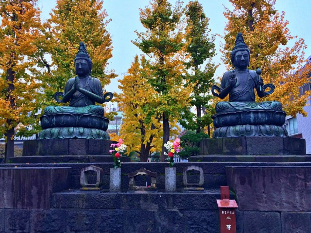 Two Buddhas Senso ji Asakusa