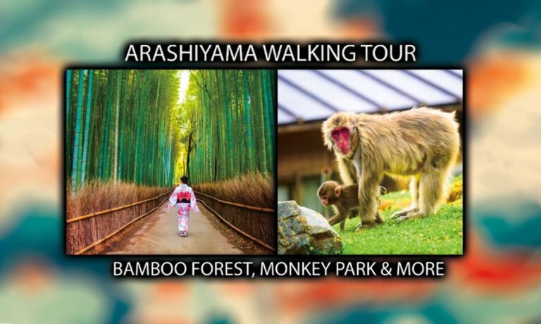 Arashiyama Kyoto Bamboo Forest, Monkey Park & Hidden Gems