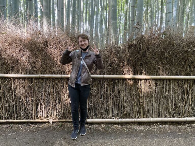 Kyoto: Afternoon Bamboo Forest and Monkey Park Bike Tour