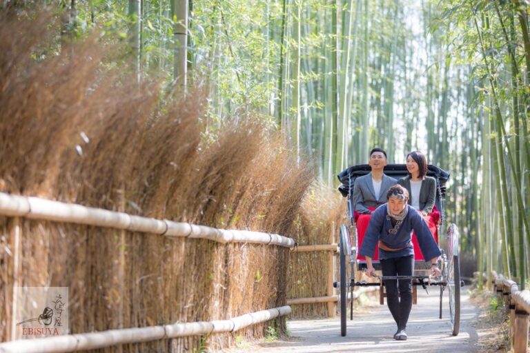 Kyoto: Arashiyama Customized Rickshaw Tour & Bamboo Forest