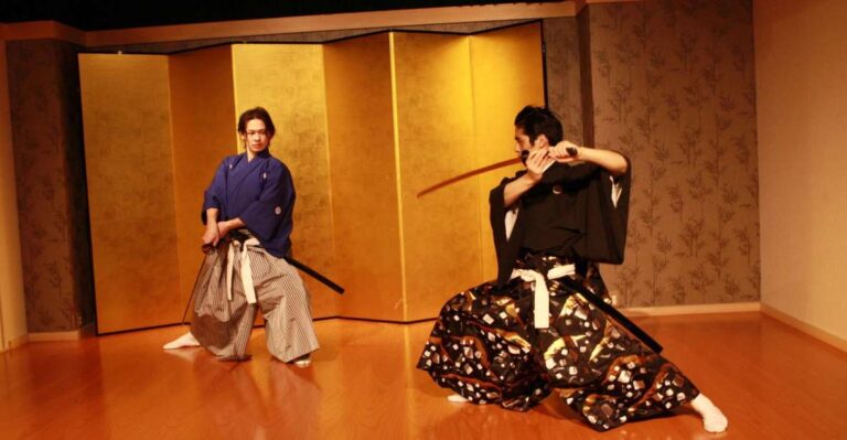 Kyoto: Samurai Kenbu Show, a Traditional Sword Dancing