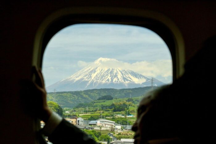 Mt Fuji Viewed From A Shinkansen