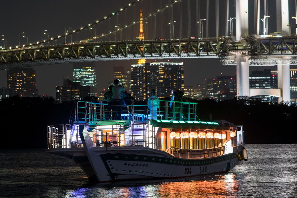 Sumida River: 日本の伝統的な屋形船ディナークルーズ - Quick Takeaways