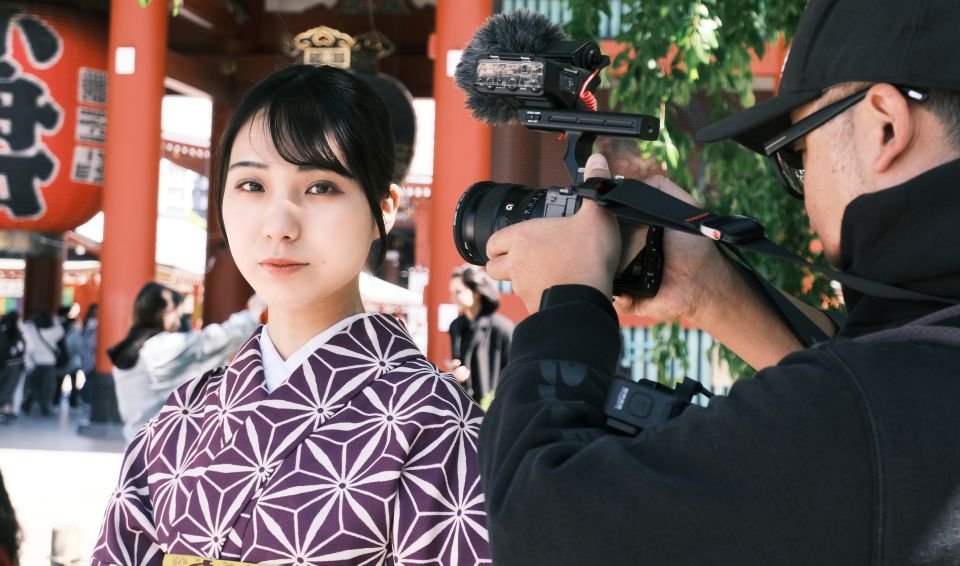 Tokyo: Video and Photo Shoot in Asakusa With Kimono Rental - Quick Takeaways